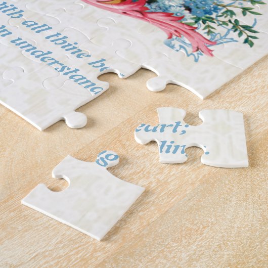 カトリックヴァージンメリーイエス聖なる書物、 経典引用文 ジグソーパズル (側面)