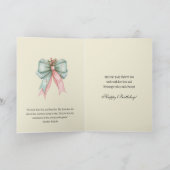 カトリックヴァージンメリーイエス誕生日カード カード (内部)