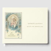 カトリックヴァージンメリーイエス追悼式 ゲストブック (正面)