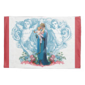 カトリックヴァージンメリーイエズス聖ヨセフ宗教 枕カバー (裏面-左)