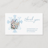 カトリックヴァージンメリークロスフローラ宗教 エンクロージャーカード (正面)