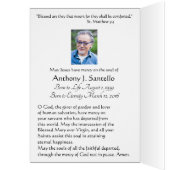 カトリックヴァージンメリーサンキューユ葬式祈りの言葉 (内側 (左))