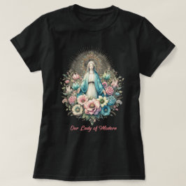 カトリックヴァージンメリーマリーパディモダンオ Tシャツ