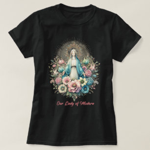 カトリックヴァージンメリーマリーパディモダンオ Tシャツ