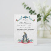 カトリックヴァージンメリーメリーコーニング宗教イベント 招待状 (スタンド正面)