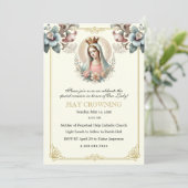 カトリックヴァージンメリーメリーコーニング宗教イベント 招待状 (スタンド正面)