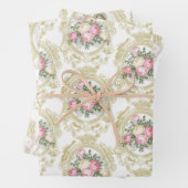 カトリックヴァージンメリー宗教的イエスフローラ ラッピングペーパーシート (インサイチュ)