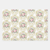 カトリックヴァージンメリー宗教的イエスフローラ ラッピングペーパーシート (正面)