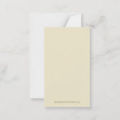 カトリックヴァージン祈マリーザロザリオ ノートカード (裏面)