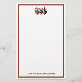 カトリック三ハートイエスマリージョセフ宗教 便箋