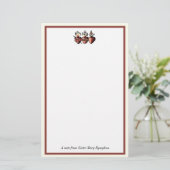 カトリック三ハートイエスマリージョセフ宗教 便箋 (スタンド正面)