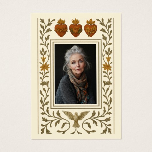 カトリック三ハート葬儀記念祈りの言葉 (正面)