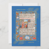 カトリック中世の復活イースターファミリーの写真 シーズンカード (正面)