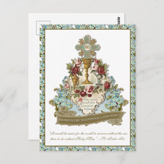 カトリック伝統的カトリックの地位を守る ポストカード (正面/裏面)