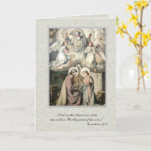 カトリック伝統的ブライダル結婚式招待状 カード (黄色い花)