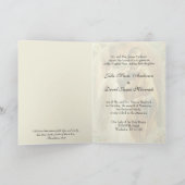 カトリック伝統的ブライダル結婚式招待状 招待状 (内部)