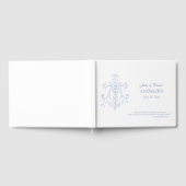 カトリック伝統的ヴィンテージエレガントなウェディングレース ゲストブック (全面)