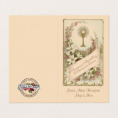 カトリック伝統的初の聖餐式 名刺 (外部フラット)