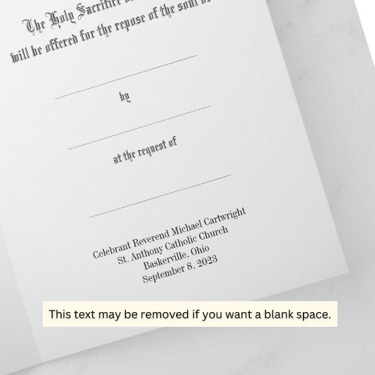 カトリック伝統的悔やみや弔慰ミサ提供クロス カード