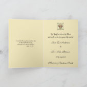 カトリック伝統的悔やみや弔慰ミサ提供クロス カード (内部)