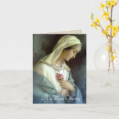 カトリック伝統的悔やみや弔慰ミサ提供クロス カード (黄色い花)