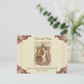 カトリック伝統的教徒は日付を保存結婚する 案内ポストカード (スタンド正面)