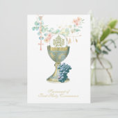 カトリック伝統的聖聖聖聖体ユーカリ 招待状 (スタンド正面)