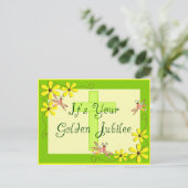 カトリック修道女ゴールデンジュビリーカード ポストカード (スタンド正面)