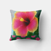 カトリック修道女シルバージュビリーピローハイビスカス クッション (裏面)