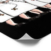 カトリック修道院芸術ポスターペン&インク ポスター (角)