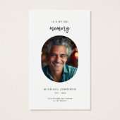 カトリック写真葬儀記念祈りの言葉カード (正面)