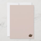 カトリック冬季ウェディング招待状 招待状 (裏面)