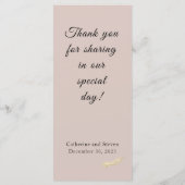 カトリック冬季ウエディングメニュー メニュー (裏面)