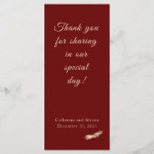 カトリック冬季ウエディングメニュー メニュー (裏面)