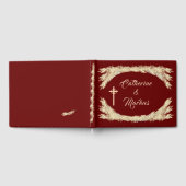 カトリック冬季結婚式 ゲストブック (全面)