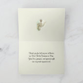 カトリック初の聖なる聖餐会 サンキューカード (内部)