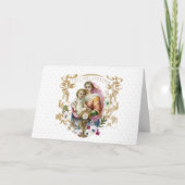 カトリック初の聖体祈りの言葉ヴィンテージ カード (正面)