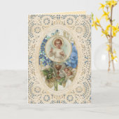 カトリック初の聖餐会の司会 カード (黄色い花)