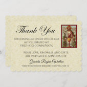 カトリック初の聖餐式イエス様に感謝 招待状 (正面/裏面)