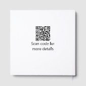 カトリック初の聖餐式シンプルQRミニマル ゲストブック (裏面)