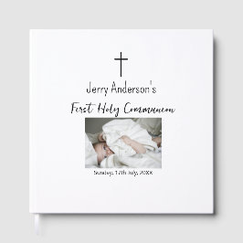 カトリック初の聖餐式シンプルQRミニマル ゲストブック