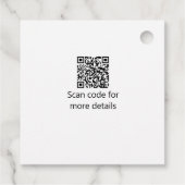 カトリック初の聖餐式シンプルQRミニマル フェイバータグ (裏面)