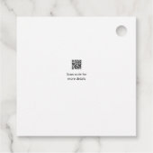 カトリック初の聖餐式シンプルQRミニマル フェイバータグ (裏面)