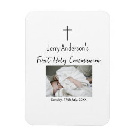 カトリック初の聖餐式シンプルQRミニマル マグネット