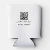 カトリック初の聖餐式シンプルQRミニマル 缶クーラー (裏面)