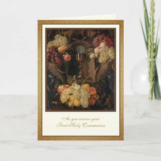 カトリック初の聖餐式 カード (正面)