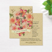 カトリック十字架イエス葬儀祈りの言葉聖札 (デスク)