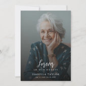 カトリック十字葬儀 宗教記念写真|宗教記念写真 招待状 (正面)