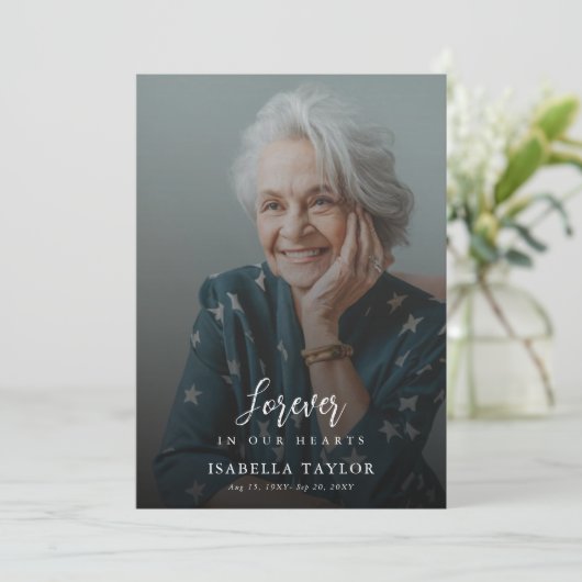 カトリック十字葬儀 宗教記念写真|宗教記念写真 招待状 (スタンド正面)