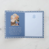 カトリック受胎告知ヴァージンメアリーウィズエンジェル カード (内部)